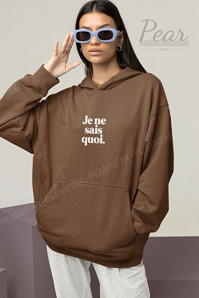 Pear Wear Дамски суитшърт с принт Je Ne Sais Quoi