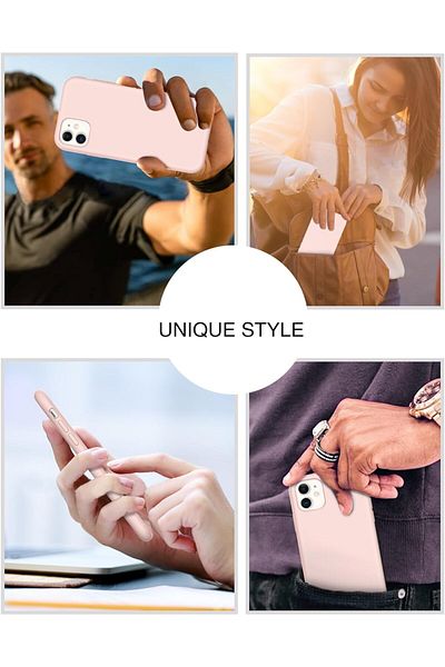 GAGA ELEKTRONİK Heart Logo Velvet Shockproof Case for iPhone 11