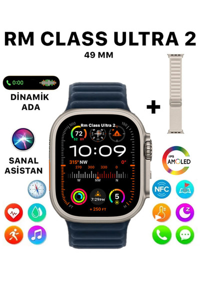 romm teknoloji Rm Class Ultra 2 Akıllı Saat