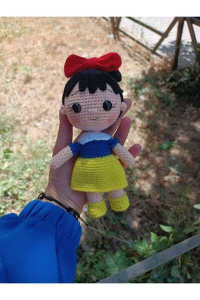 Zey's Amigurumi Amigurumi Örgü Oyuncak Pamuk Prenses 20 CM