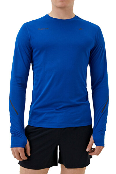 Reebok SPEED LONG SLEEVE T-SHIRT Синя чоловіча футболка з довгими рукавами