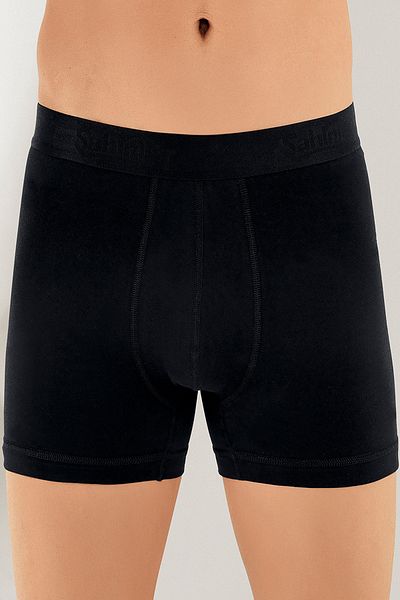 Şahinler Lycra Written Bag Boxer Navy Blue Me031