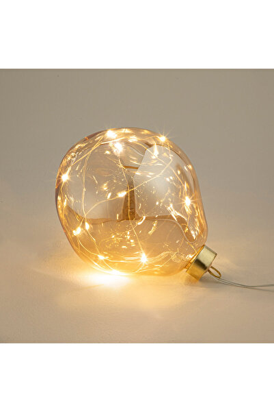 Chakra Zera Işıklı Yılbaşı Topu L Amber