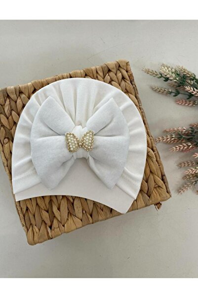 Harry&Millie Ekru Kız Bebek Bone - Bebek Hediyelik