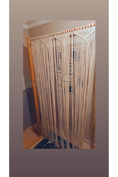 Makrome dükkanı Macrame Door Curtain Door Ornament Rustic Bohemian Decorative Product