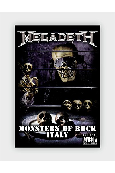fırsatlar diyarı Megadeth Vintage Duvar Posteri - Duvar Dekoru - Kalın Kağıt ...