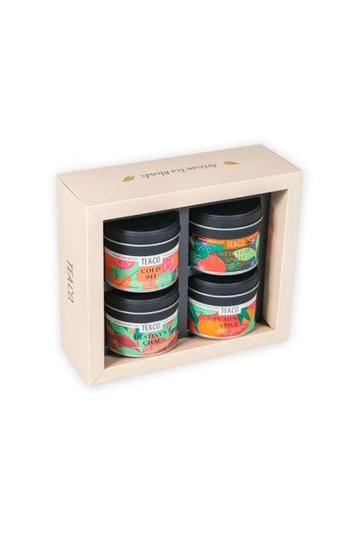 Tea Co علبة الشاي التاستيكية للعام الجديد |   شركة الشاي.