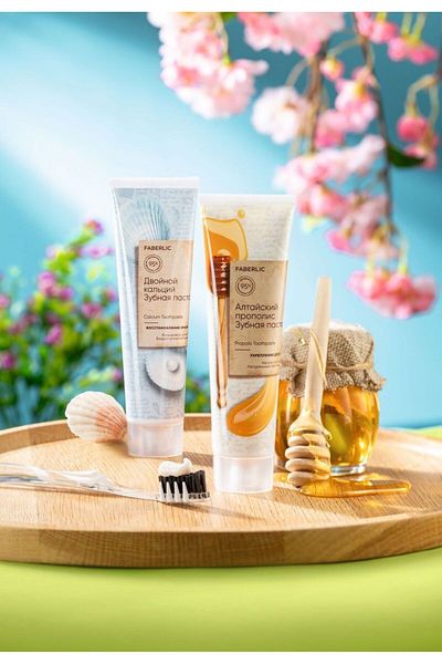 Faberlic Toothpaste Strengthening Dental Enamel «Double Calcium»*20001