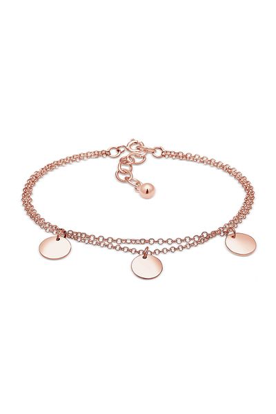 ELLI Geo-Armband aus 925er-Sterlingsilber – Damen-Circle-Schicht