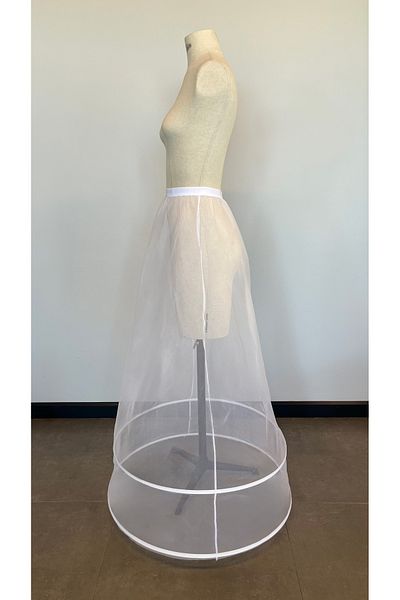 MK MODA ATELİER Rochie de mireasă Helen cu 2 fire, rochie de seară, seria economică Bindalli Jupon Tarlatan