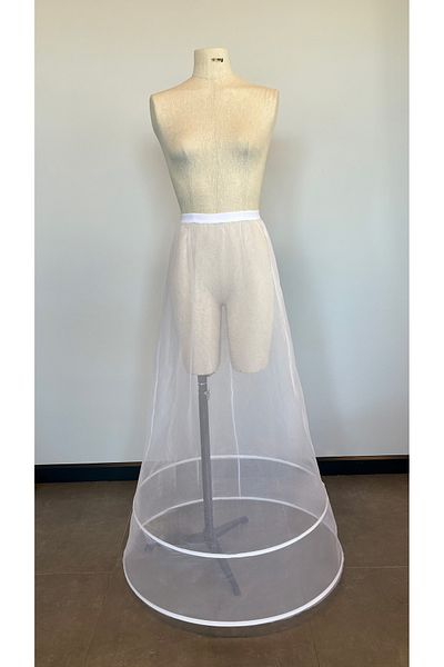 MK MODA ATELİER Rochie de mireasă Helen cu 2 fire, rochie de seară, seria economică Bindalli Jupon Tarlatan