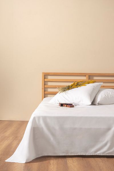 Salbace 100% Cotton Satin Single Sheet Set