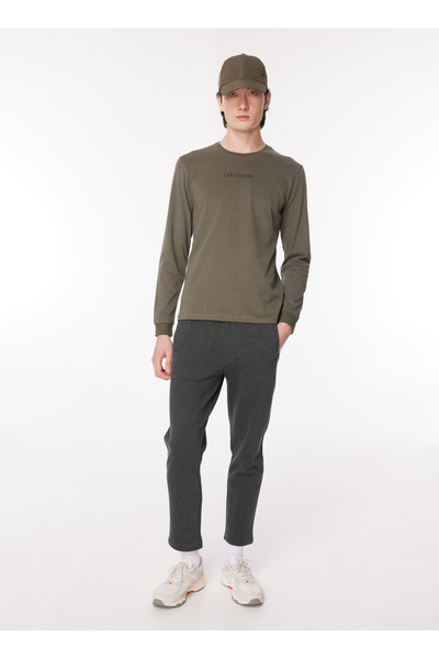 Lee Cooper O Yaka Haki Erkek T-Shirt 241 LCM 242005 HUGH HAKI