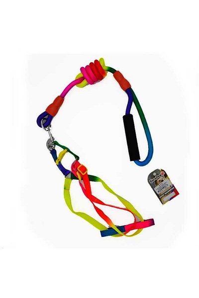 Eurodog Dog Collar Rainbow 14mm 120 cm