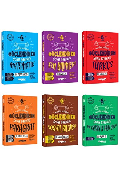 Ankara Yayıncılık 6. Sınıf Matematik, Fen, Türkçe, Paragraf, Sosyal, Din Soru...