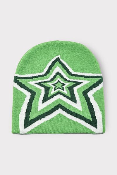 EFBUTİK Green Nested Star Beret