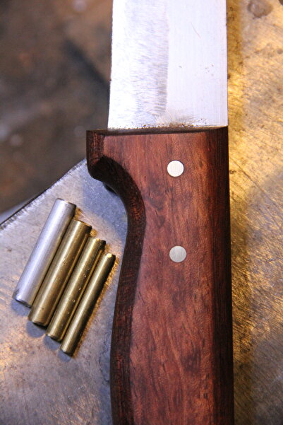 kopilininja Perçin Bıçak Sapı Perçini Sarı Pirinç (5mm x 3cm.) 10ad