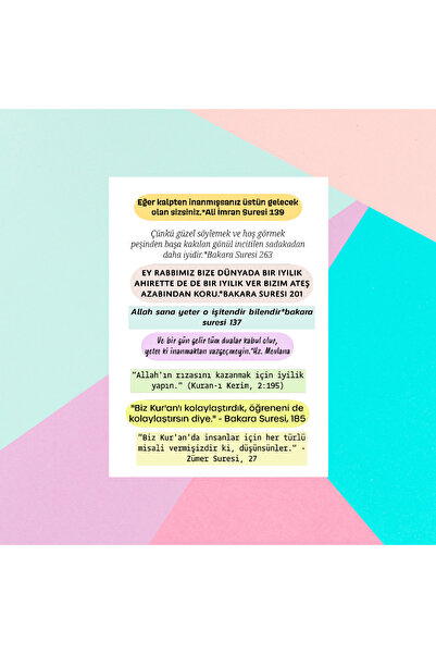 Fatofotofan مجموعة ملصقات كلمات تحفيزية للآيات مكونة من 3 قطع