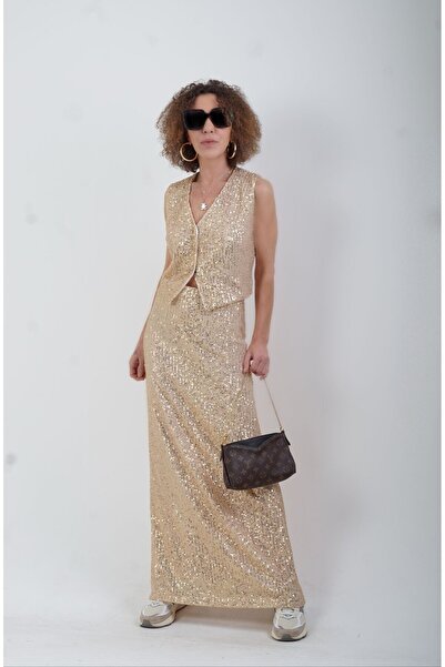 Zelish My Sister Gold Pul Payet Yelek