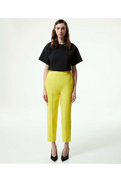 Machka Crêpe-Hose im Cigarette-Fit