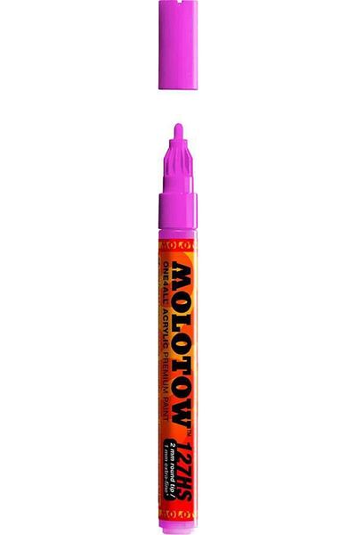 Molotow 127HS One4All Acrylic Marker Pen 2 mm Fluorescent Pink 200