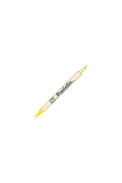 Zig Brush Tip Felt Pen MS-7700 050 Pure Yellow