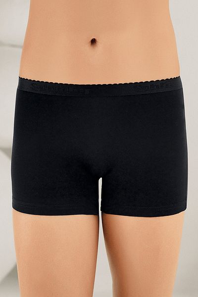 Şahinler Women's Black Lycra Boxer Shorts MB3022