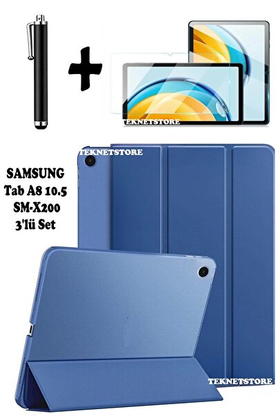 TEKNETSTORE Samsung Galaxy Tab A8 10.5 Inç Sm-x200 Uyumlu Uyku Modlu Tablet K...