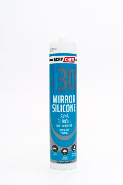 Acrychem S30 Ayna Slikonu, Montaj Slikonu, Şeffaf Slikon, Güçlü Yapıştırıcı, ...