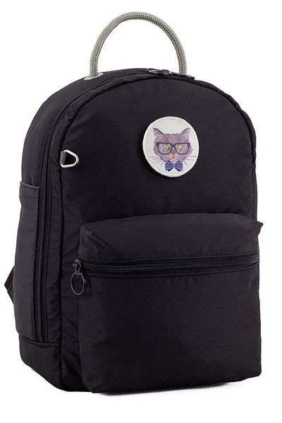 MUCCO Bobi Black Waterproof Bondit Fabric Large Volume Illustrated Mother Baby Care Backpack