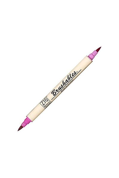 Zig Brush Tip Felt Pen MS-7700 025 Pure Pink