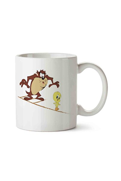 ART HEDİYE كوب لوني تويتي مطبوع على الجانبين