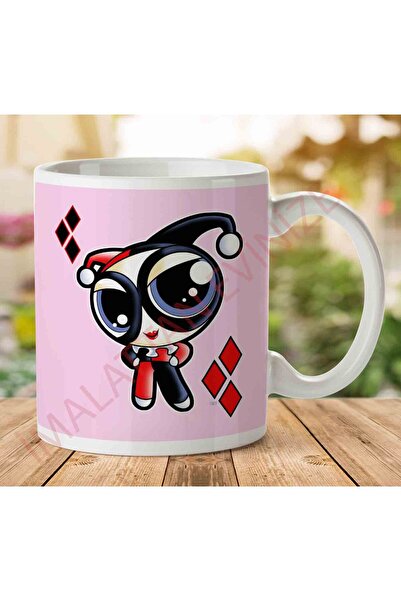 ART HEDİYE 1-1443 كوب هارلي كوين تون باور باف جيرلز انتحاري سكواد مطبوع على ا...