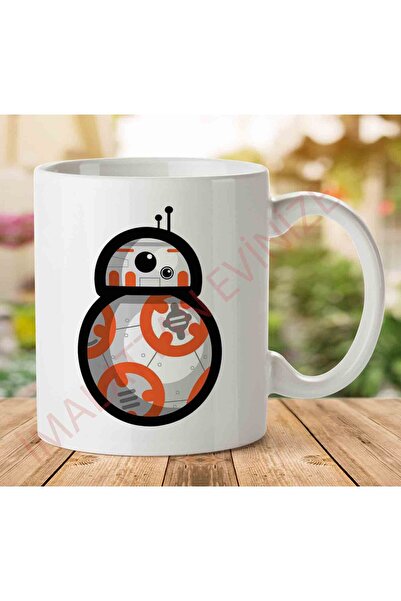 ART HEDİYE كوب سيمبلر Bb8 Astromech Droid Star Wars مطبوع على الوجهين