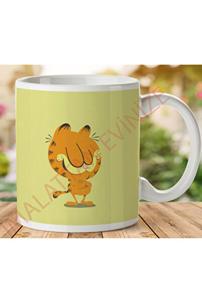 ART HEDİYE Smiling GARFIELD Two Sided Printed Mug