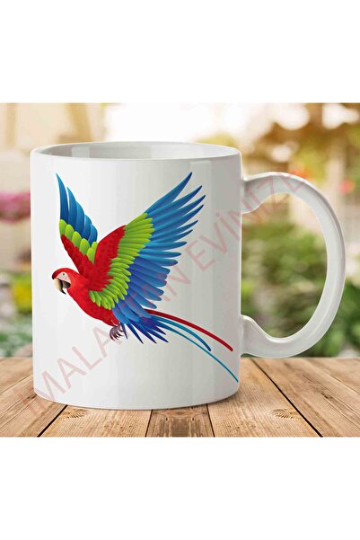ART HEDİYE كوب مطبوع على الجانبين من Parrot-PNG-Image