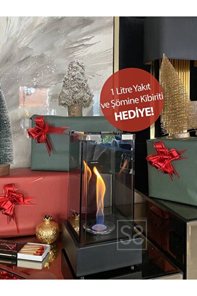 Lassori Mini Tornado Masaüstü Şömine Hediyelik Set