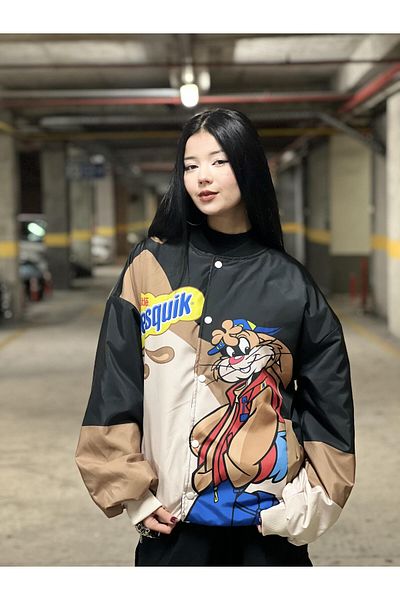 Touz Streetwear Unisex με επένδυση Vintage Nesquik Bomber Jacket