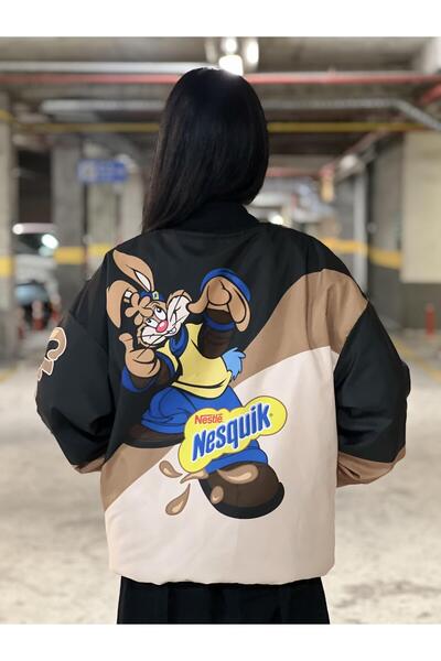 Touz Streetwear Unisex με επένδυση Vintage Nesquik Bomber Jacket