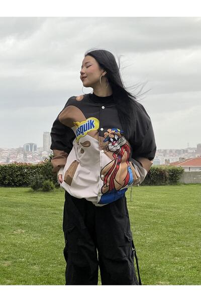 Touz Streetwear Unisex με επένδυση Vintage Nesquik Bomber Jacket