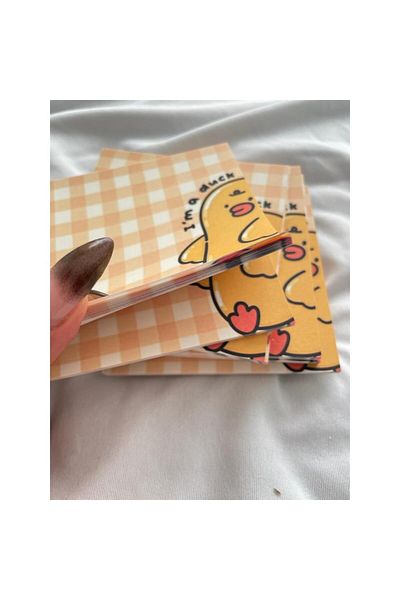 Rota Hediyelik I Am a Duck Memo Pad Square Notebook