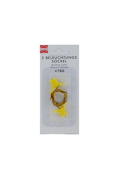 Busch Miniature Model for Houses Building Indoor lighting Fixture and Bulb