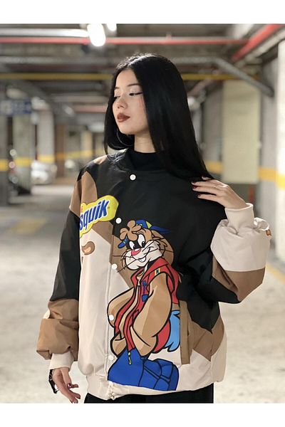 Touz Streetwear Unisex με επένδυση Vintage Nesquik Bomber Jacket