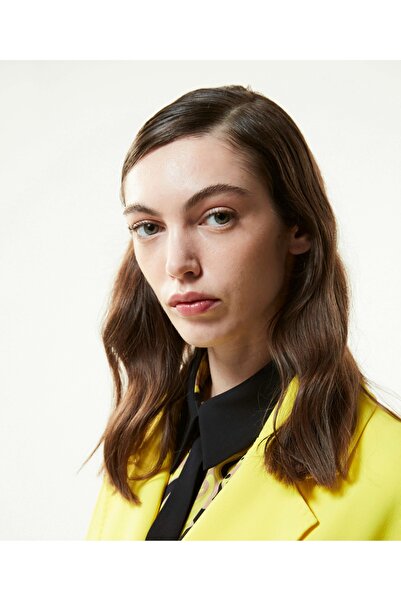 Machka Double Breasted Collar Belted Top Coat