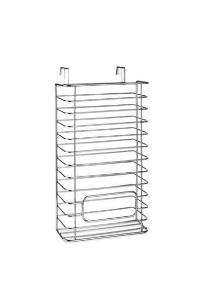 Asey Home Metal Dolap İçi Askılı Poşet Düzenleyici Poşetlik Poşet Sepeti