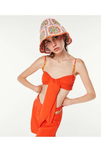 Twist Bustier zum Binden vorne