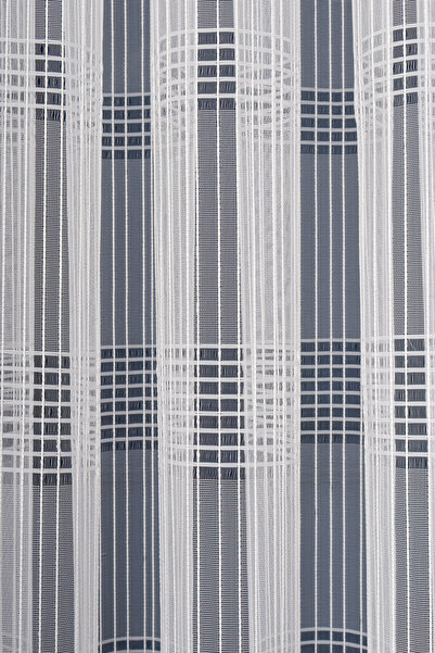 ISSA TEKSTIL Tül Perde Grek Etek Desenli Sık Pile 1 E 3