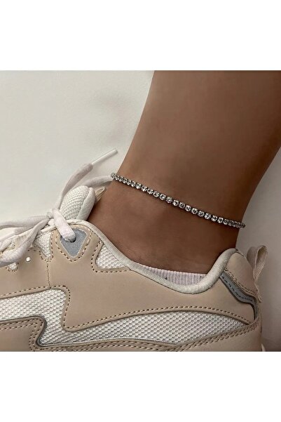 Genel Markalar Kadın Gümüş Su Yolu Halhal