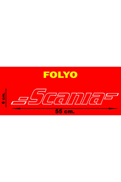 pozantiaksesuardunyasi YAN CAM STİCKER SCANIA YAZISI YAPIŞTIRMA FOLYO ETİKET ...