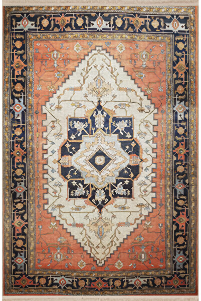 Rugs Modern Halı Multicolored Traditional Motif Floral Patterned Vintage Deco...